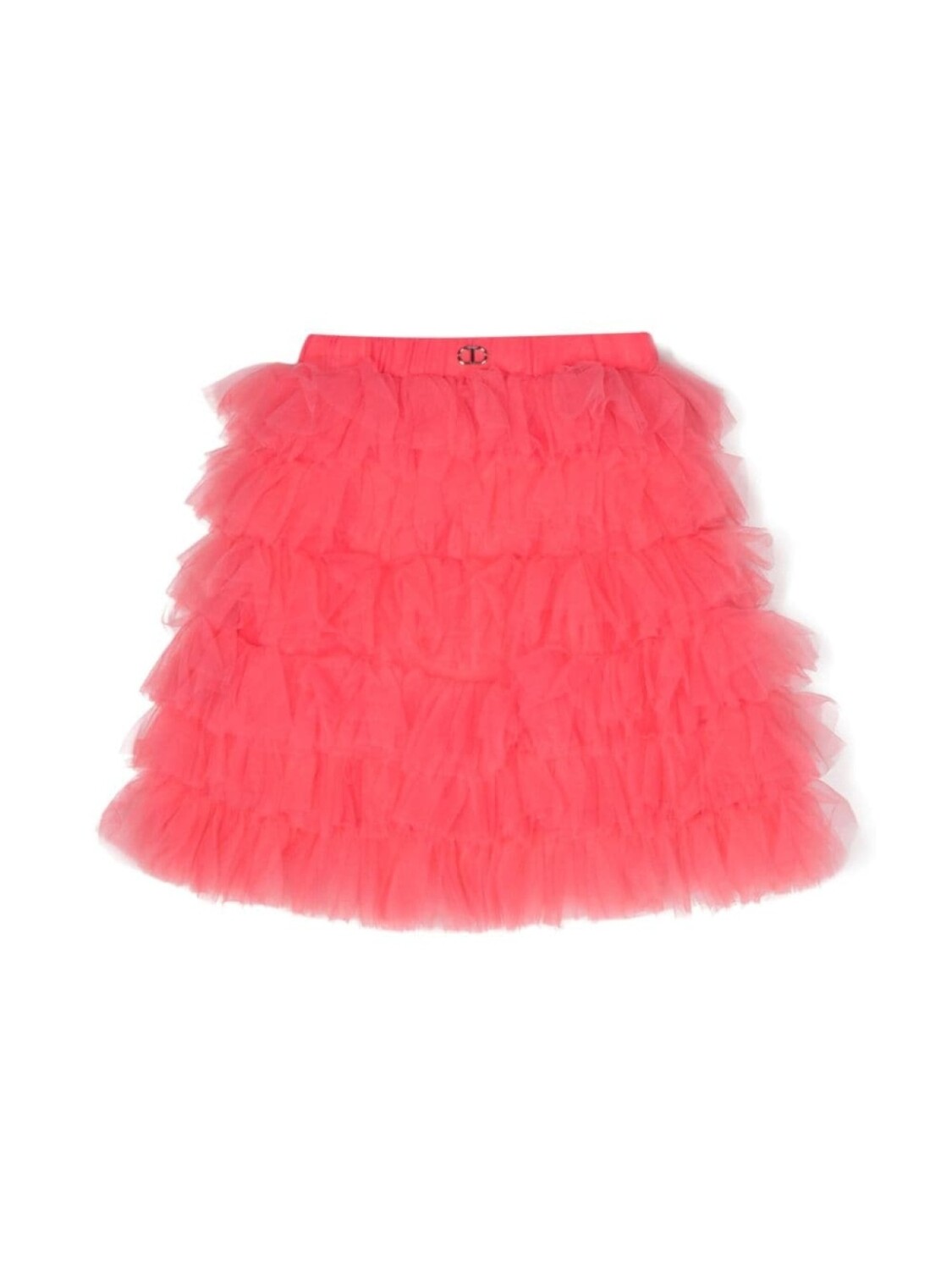 

Twinset юбка из тюля с оборками, розовый