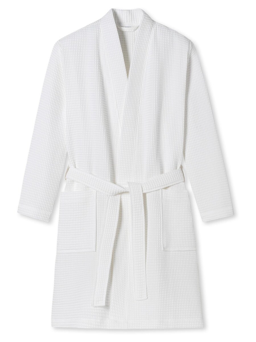

Длинный халат SCHIESSER Waffel Piqué - Organic Cotton, белый