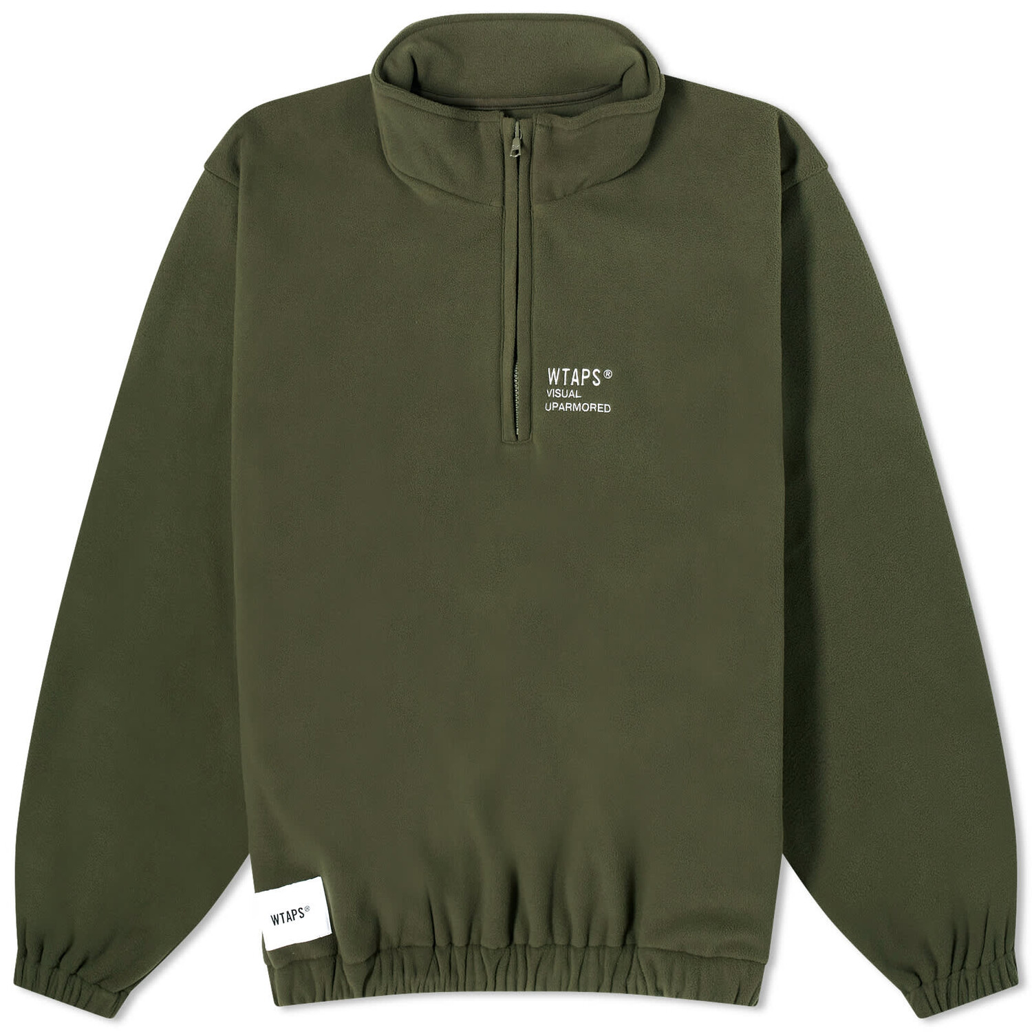 

Флис Wtaps 33 Quarter Zip, цвет Olive Drab