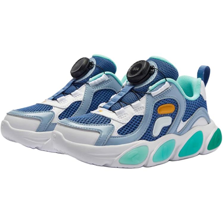 FILA KIDS Детские кроссовки BOA с низким верхом и противоскользящей амортизацией, синие, для детей 3–7 лет — фото 3