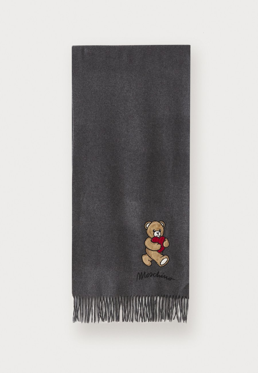 

Шарф MOSCHINO WINTER SCARF 37X180 UNISEX, Grey/Dark Grey