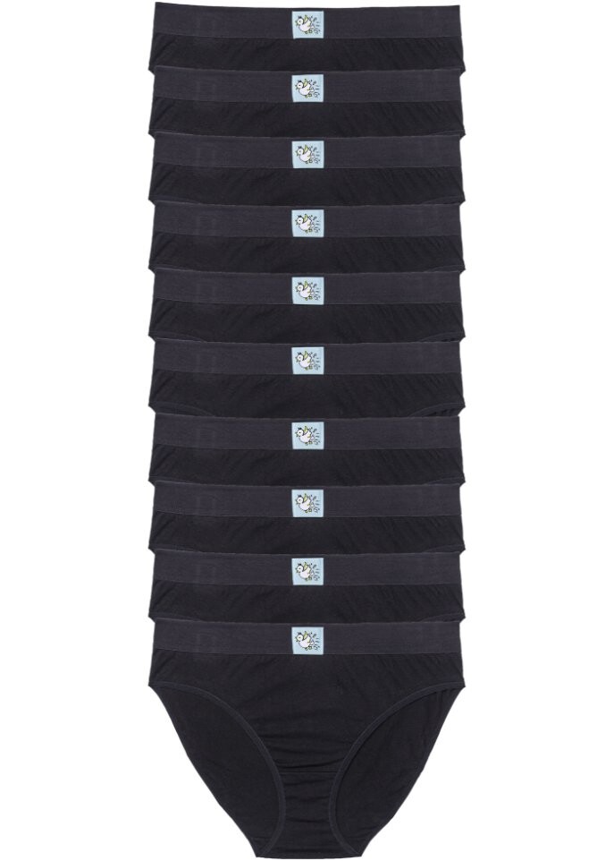 

Трусы (упаковка 10 шт) Bpc Bonprix Collection, черный