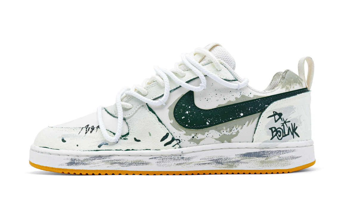 

Nike Court Borough Bamboo Cypress Green лоу-топ скейтерские кроссовки мужские ecru