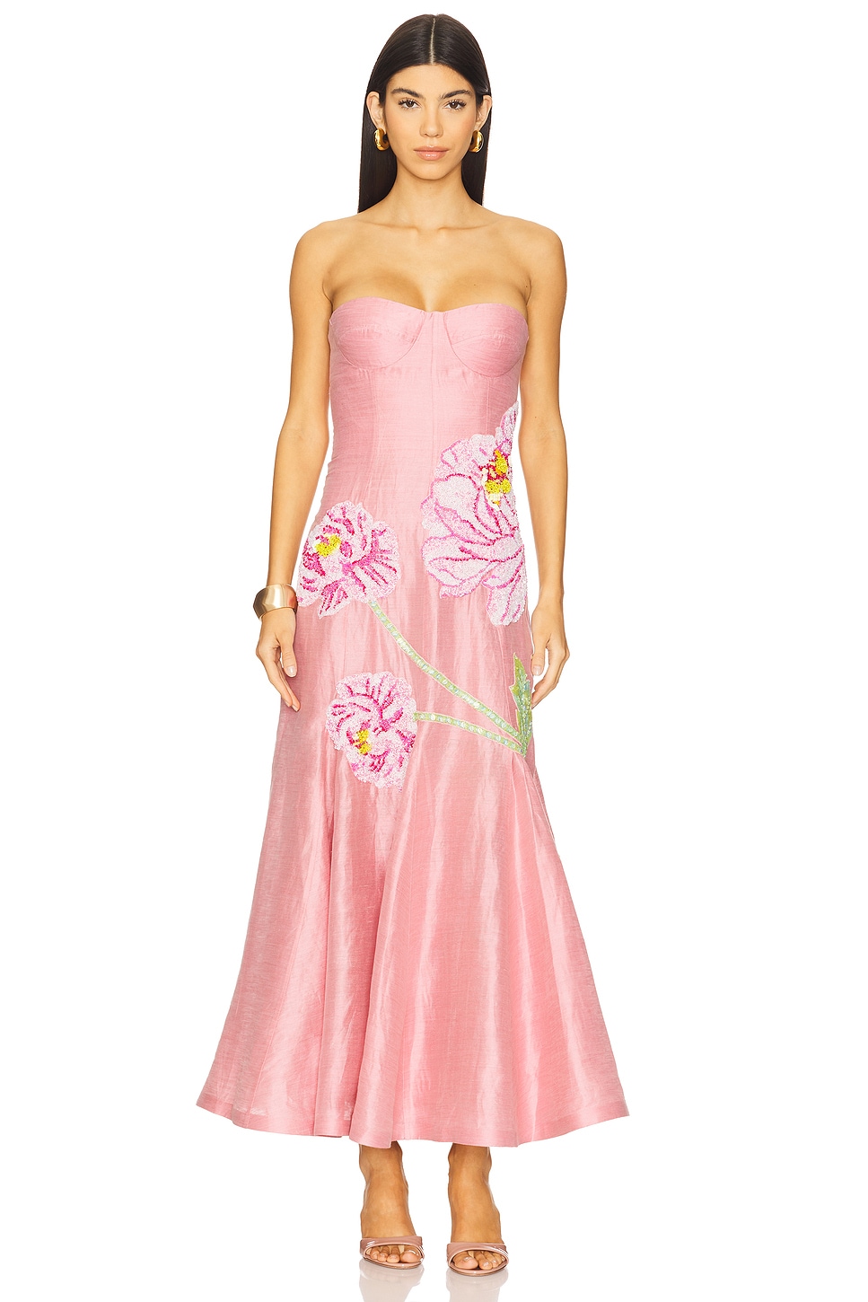 

Платье-корсет Petaleeza от La Fuori, peony
