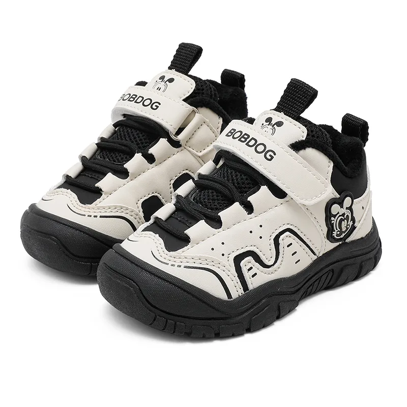 Кроссовки Urban Techwear Baby Walkers Collection из искусственной кожи с противоскользящей подошвой, износостойкие, с терморегуляцией BOBDOG, Army Green/Light Coffee — фото 3