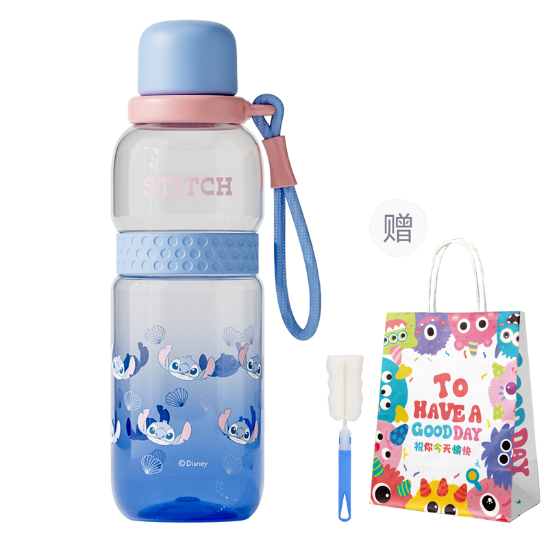 

Высококачественная портативная пластиковая бутылка для воды 720 мл Disney, синий