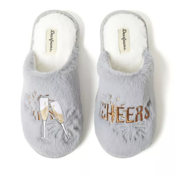 Женские тапочки Celebration Dearfoams, цвет sleet