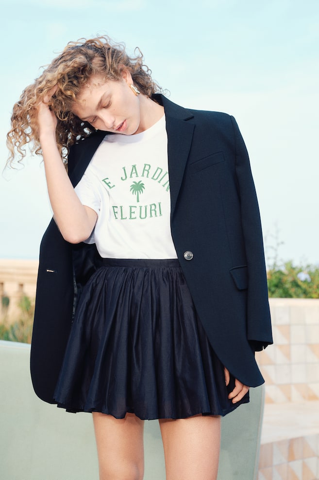 

Футболка оверсайз H&M, мультиколор