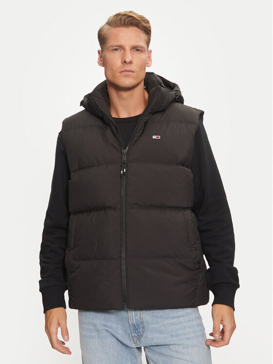 

Жилет стандартного кроя Tommy Jeans, черный