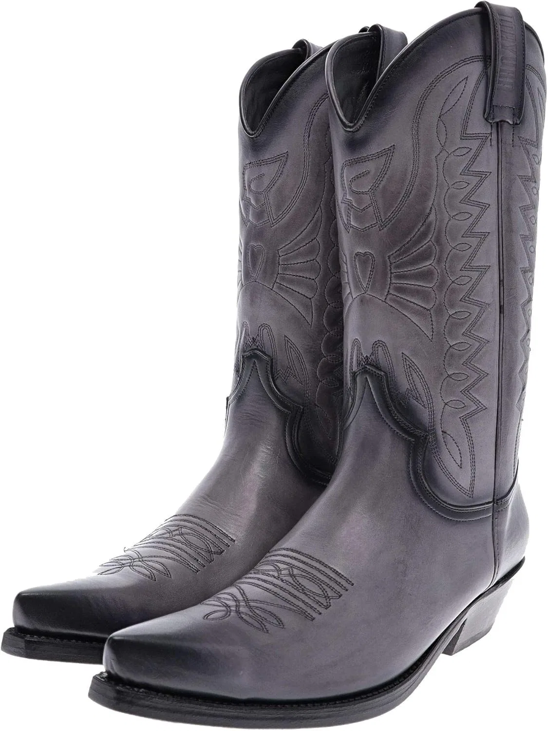 Mayura Boots Ковбойские ботинки Mayura, унисекс, модель 1920, серые, кожаные, серые — фото 2