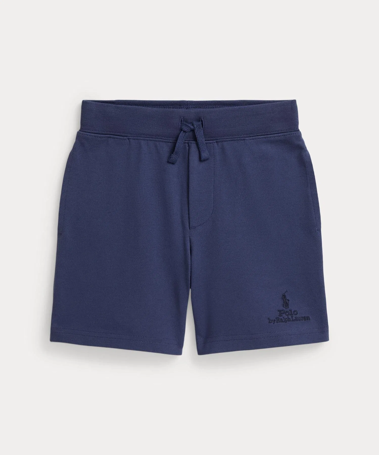 (Для мальчиков 2-7 лет) Хлопковые трикотажные шорты с логотипом Polo Ralph Lauren, 410 Navy