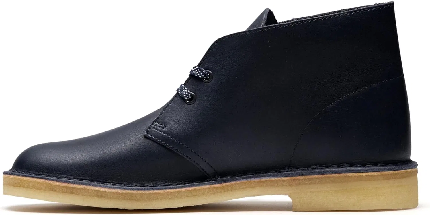 Ботинки Chukka Clarks, синяя кожа — фото 3