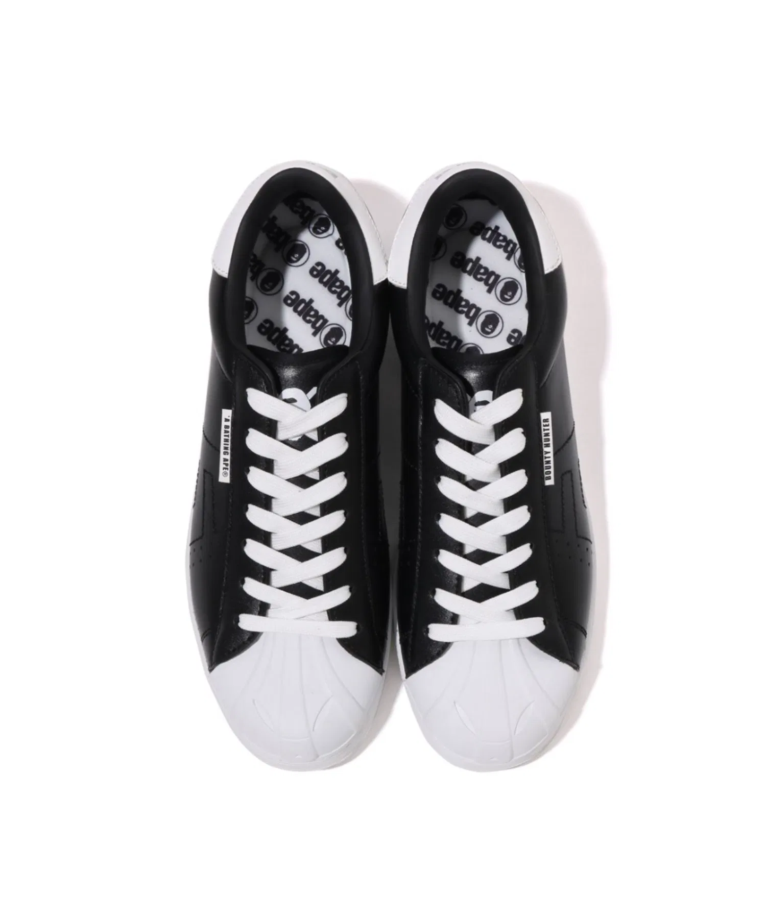 Мужские кроссовки A BATHING APE SKULL SHOES чёрные — фото 2
