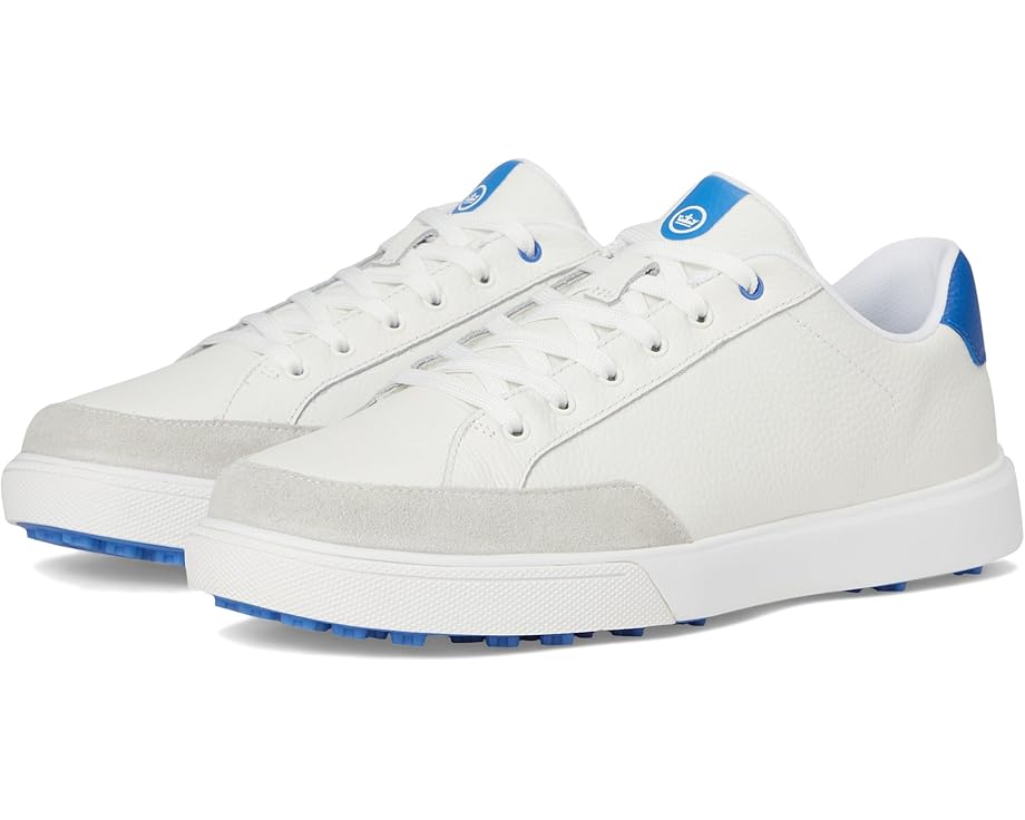 

Мужские кроссовки Peter Millar Drift Leather Hybrid Course, White/Mako Blue