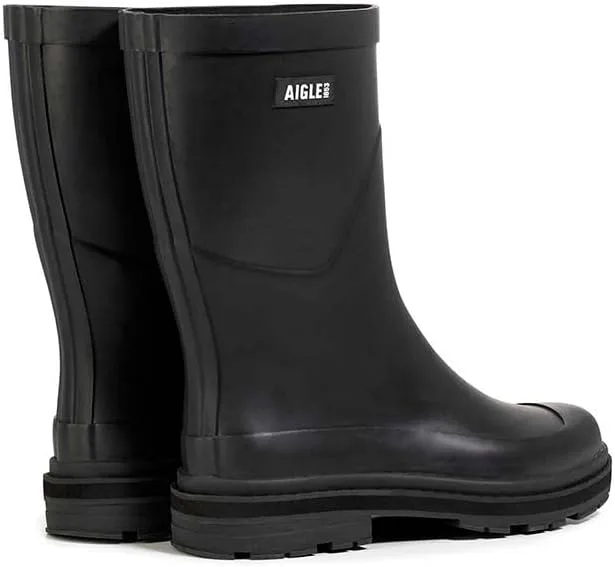 Мужские резиновые сапоги Aigle Mid Rain M, черный — фото 2