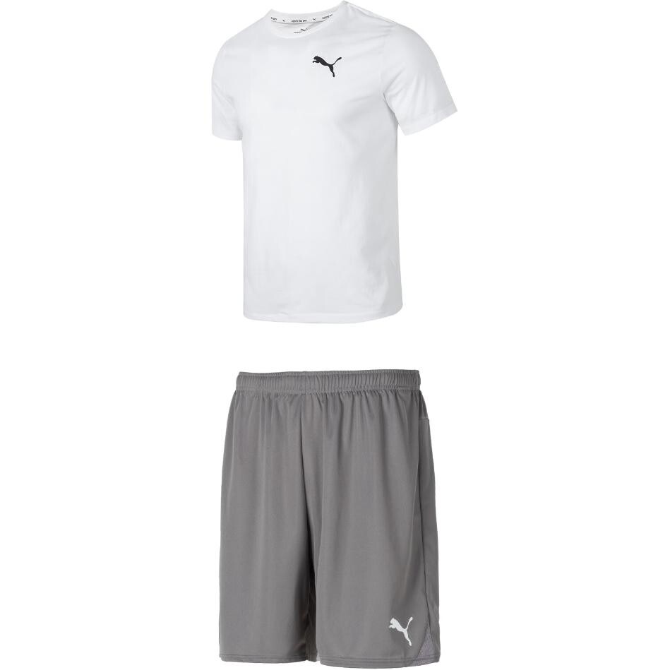 

Повседневная спортивная одежда для мужчин Белый+серый Puma, серый