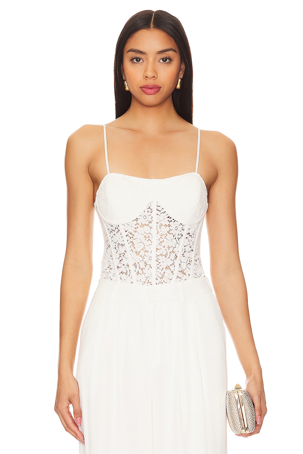 

Боди jora Cami Nyc, белый