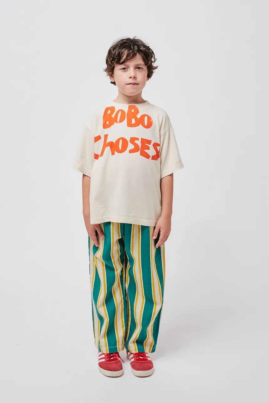 

Хлопковая футболка для детей Bobo Choses, бежевый