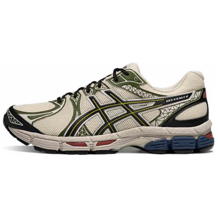 

ASICS Кроссовки для бега Gel Exalt 2 Low Top Casual, мужские, бежево-зеленые