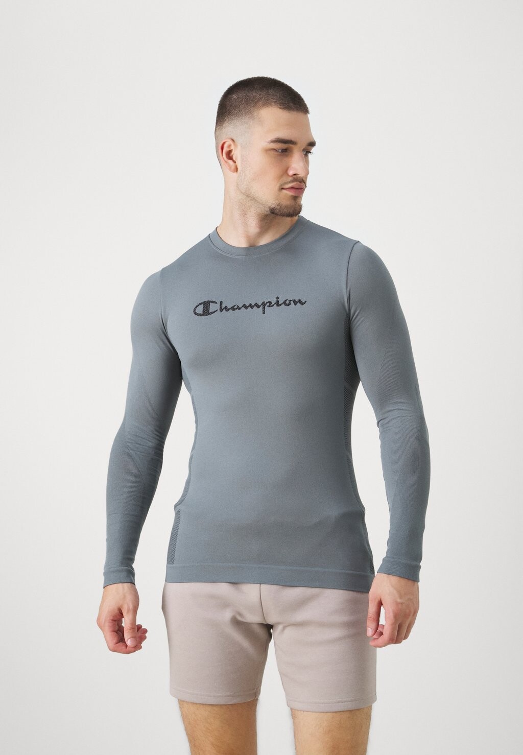 

Топ с длинными рукавами SEAMLESS ENTRY LEVEL LONG SLEEVE Champion, сине-серый