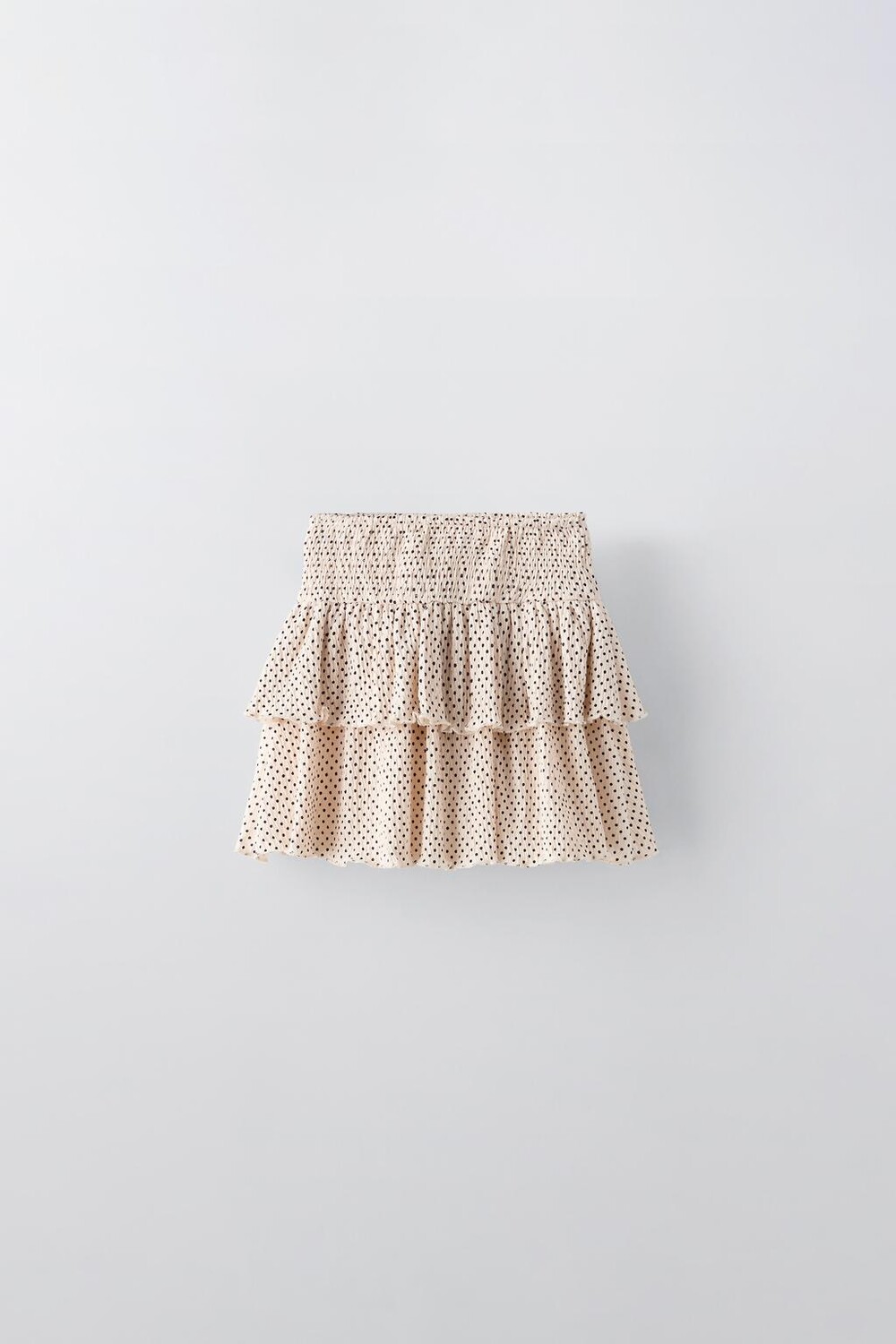 

Юбка с оборками ZARA, экрю