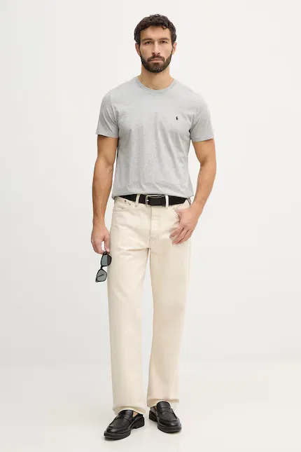 Футболка из хлопка Polo Ralph Lauren, серый — фото 2