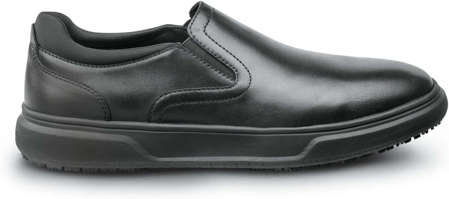 Мужские туфли Oxford Premier MaxTrax с мягким носком и без шнурков Florsheim, черный — фото 3