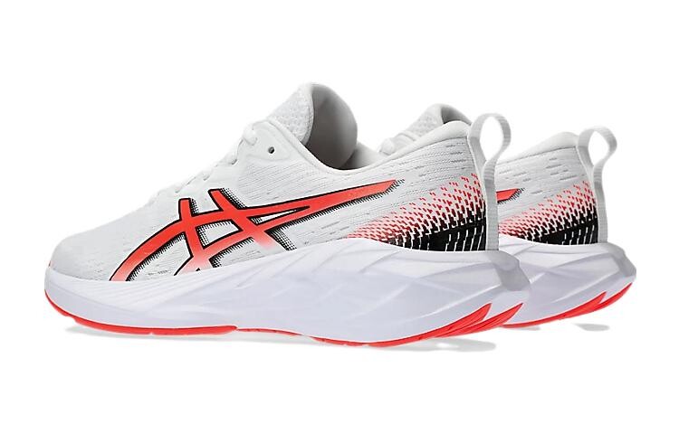 Кроссовки Asics Novablast 4 GS 'White Sunrise Red', белый/красный — фото 3
