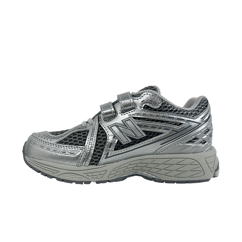 New Balance NB 1906R амортизирующие и дышащие низкие кроссовки для бега silver детские — фото 3
