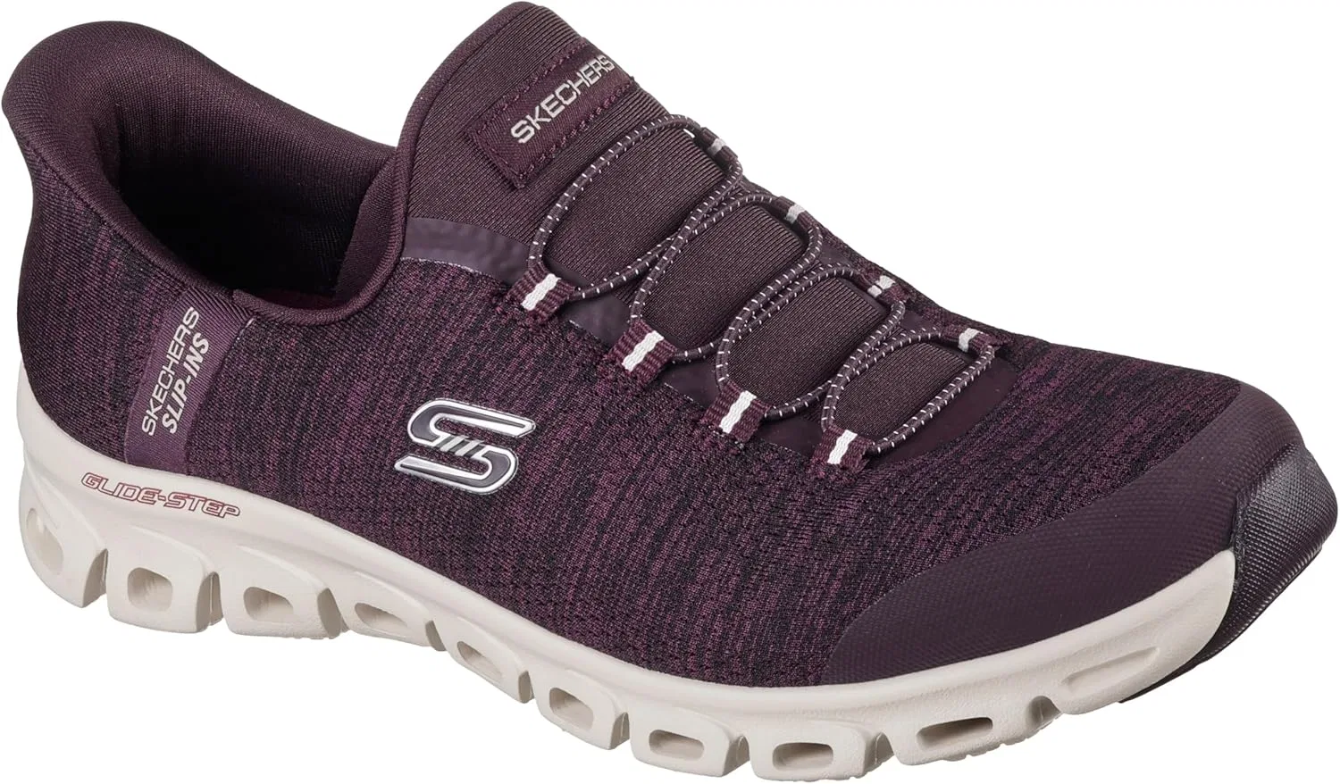 Мужские кроссовки Skechers Glide-Step Zefyr Hands Free без шнурков, красный