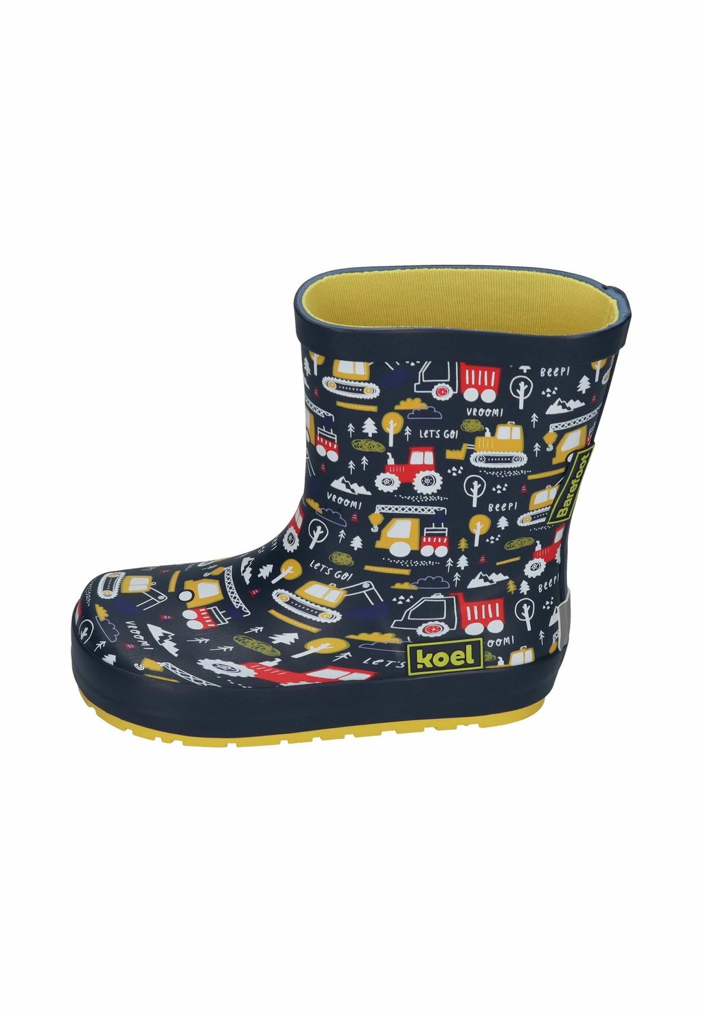 

Резиновые сапоги BAREFOOT TRACTOR PRINT koel, мультиколор