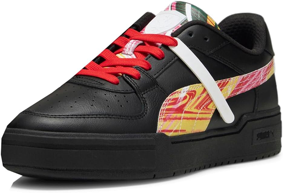 Мужские кроссовки PUMA Scuderia Ferrari Ca Pro Crews Go Summer с шнуровкой- повседневные, черные — фото 2