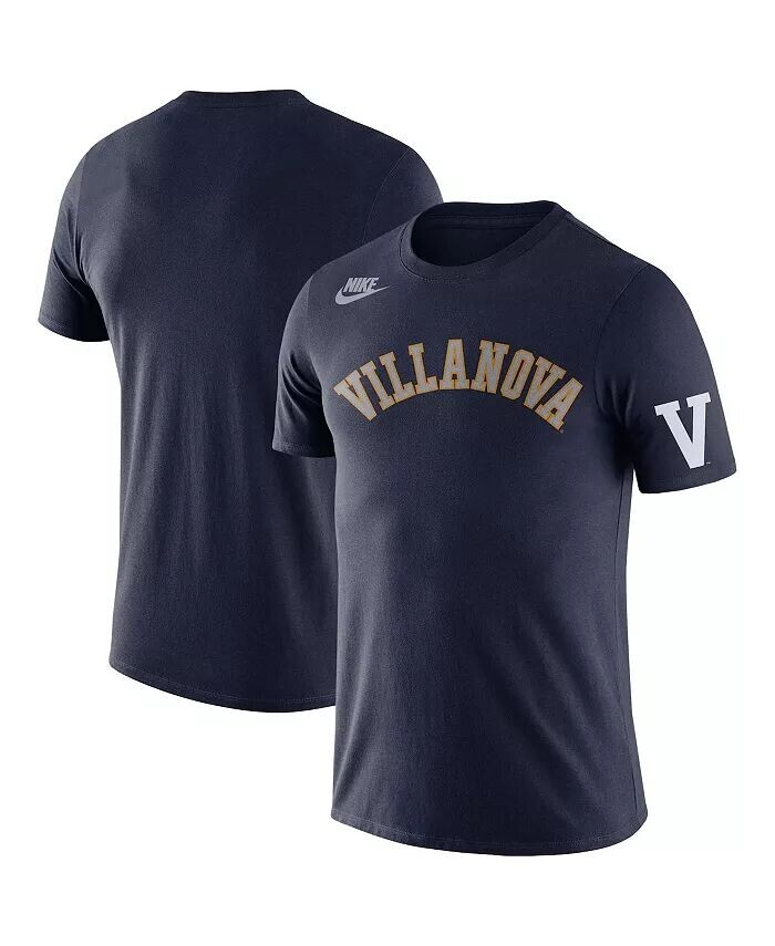 

Мужская темно-синяя футболка Villanova Wildcats Basketball Retro Two-Hit Nike