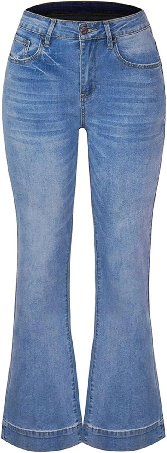 Женские джинсы 2025 High Waisted Flare Stretchy — фото 4