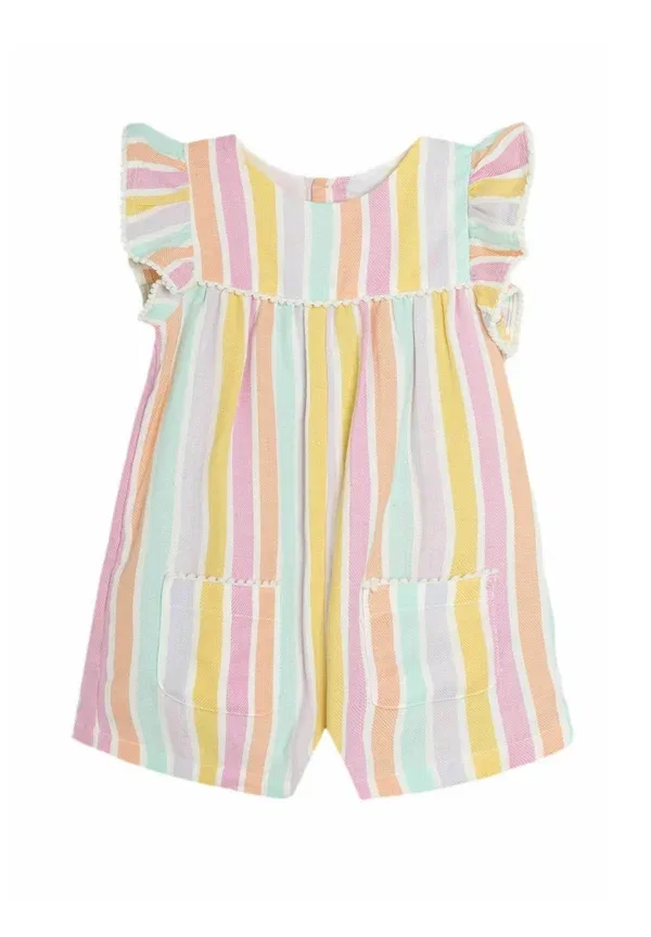 Комбинезон Jojo Maman Bébé, rainbow stripe, радужная полоска