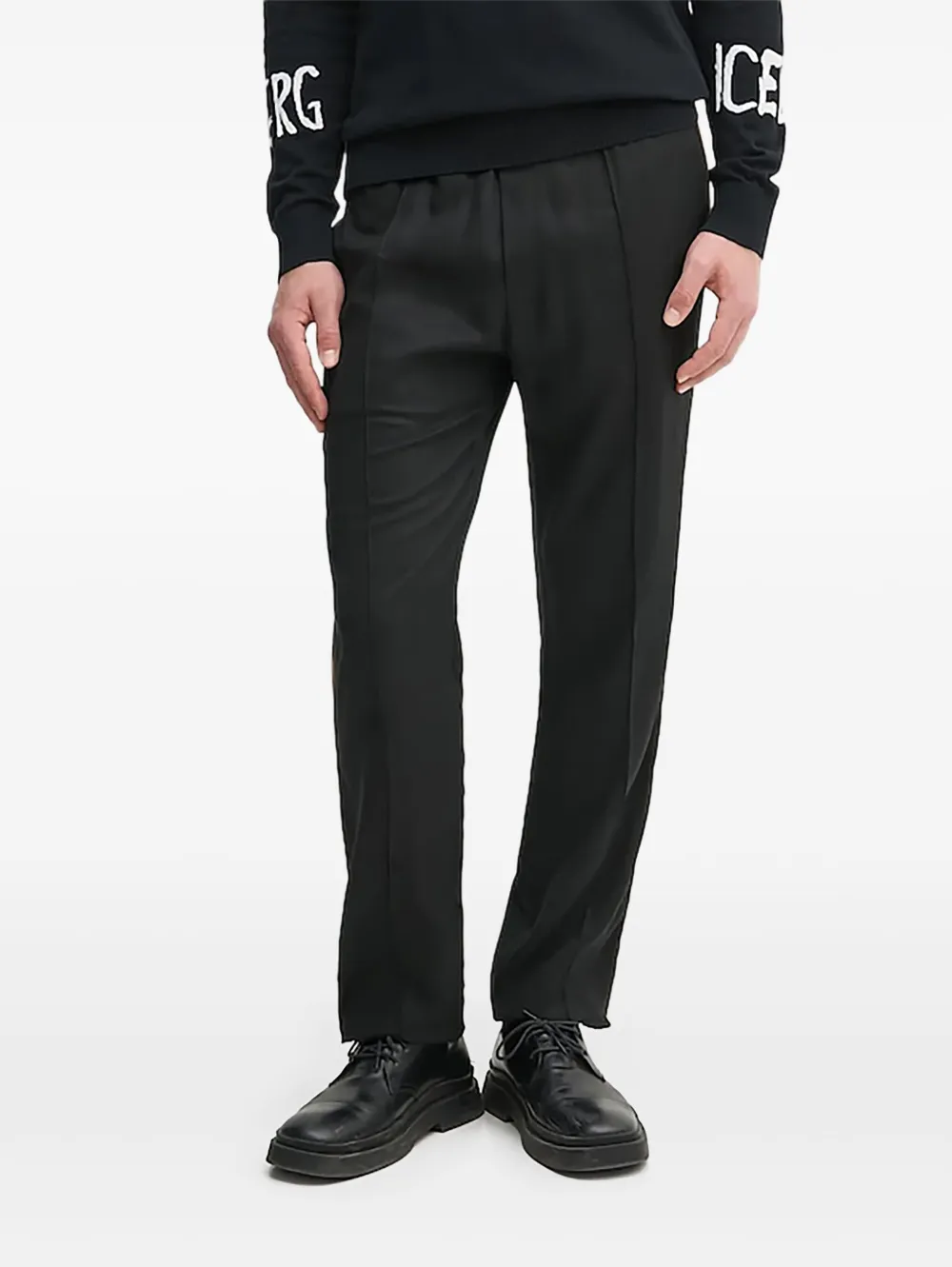

Брюки с боковыми лампасами Iceberg, черный