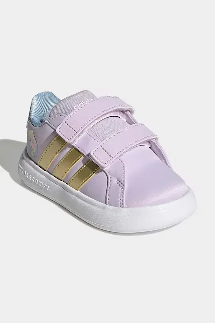 Кроссовки детские DISNEY GRAND COURT ELSA Adidas, фиолетовый — фото 2