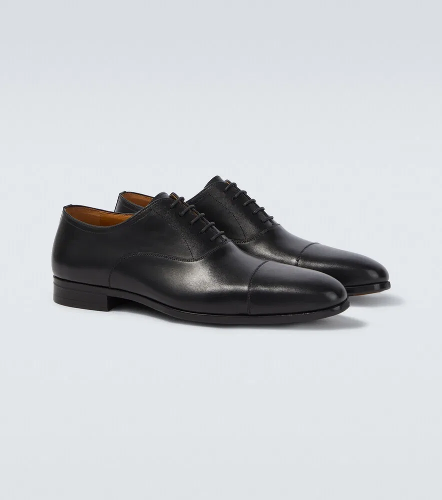 Кожаные оксфордские туфли Marcona Magnanni, черный