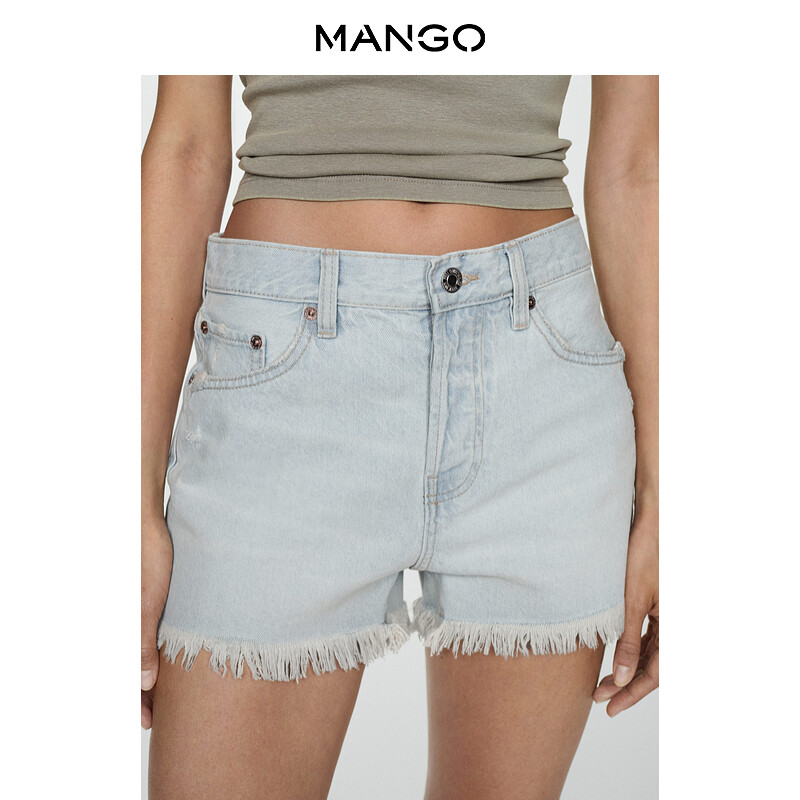 

Женские шорты Mango в джинсовом стиле, синий
