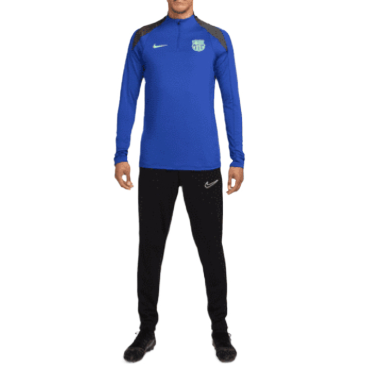 Футболка dri fit f c barcelona strike third Nike, желтый — фото 4