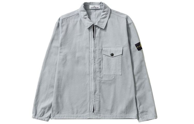 

Куртка мужская жемчужно-серая Stone Island, серый