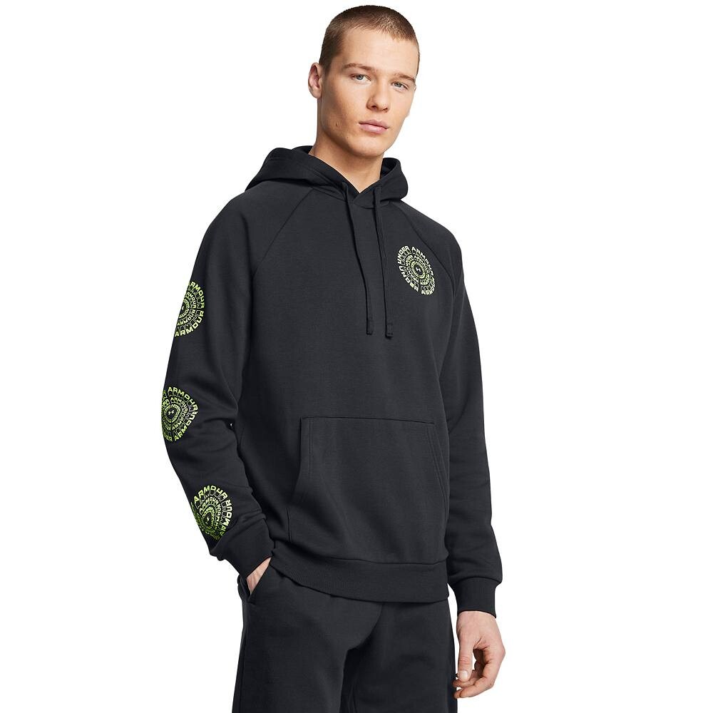 

Мужская флисовая толстовка с логотипом Under Armour Rival Circle, черный