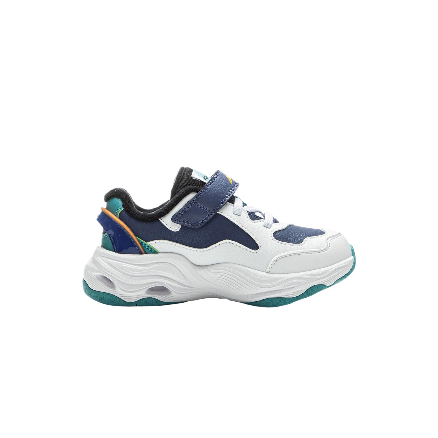LINING YOUNG Спортивная коллекция Sports Life Cloud River детские беговые кроссовки Standard White для детей от 3 до 7 лет — фото 2
