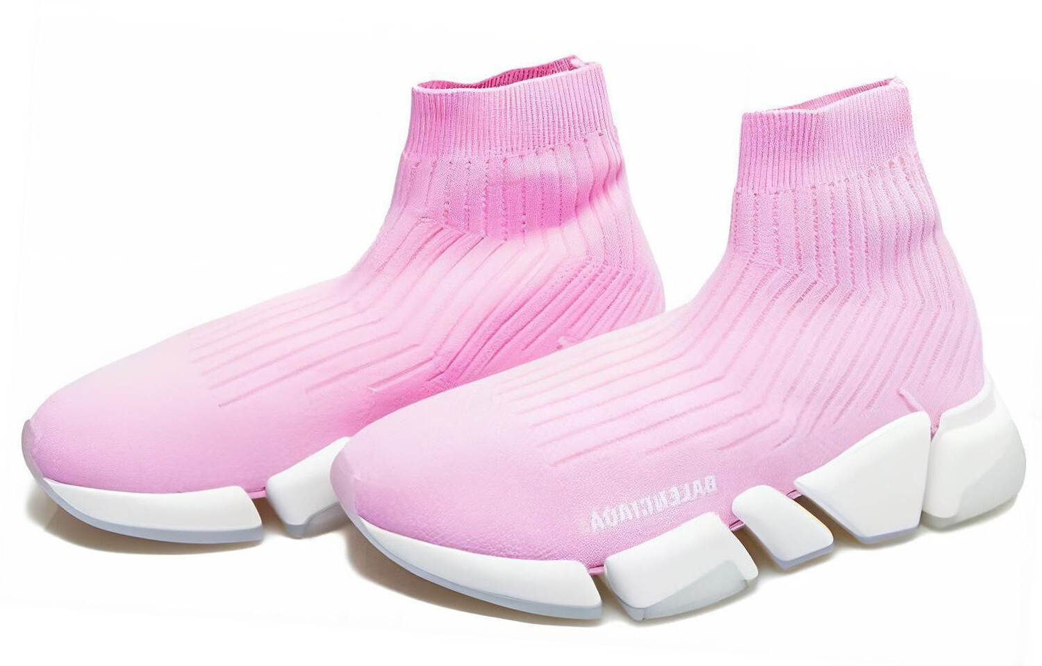 Кроссовки женские Balenciaga Speed 2 Trainer, розовый — фото 3