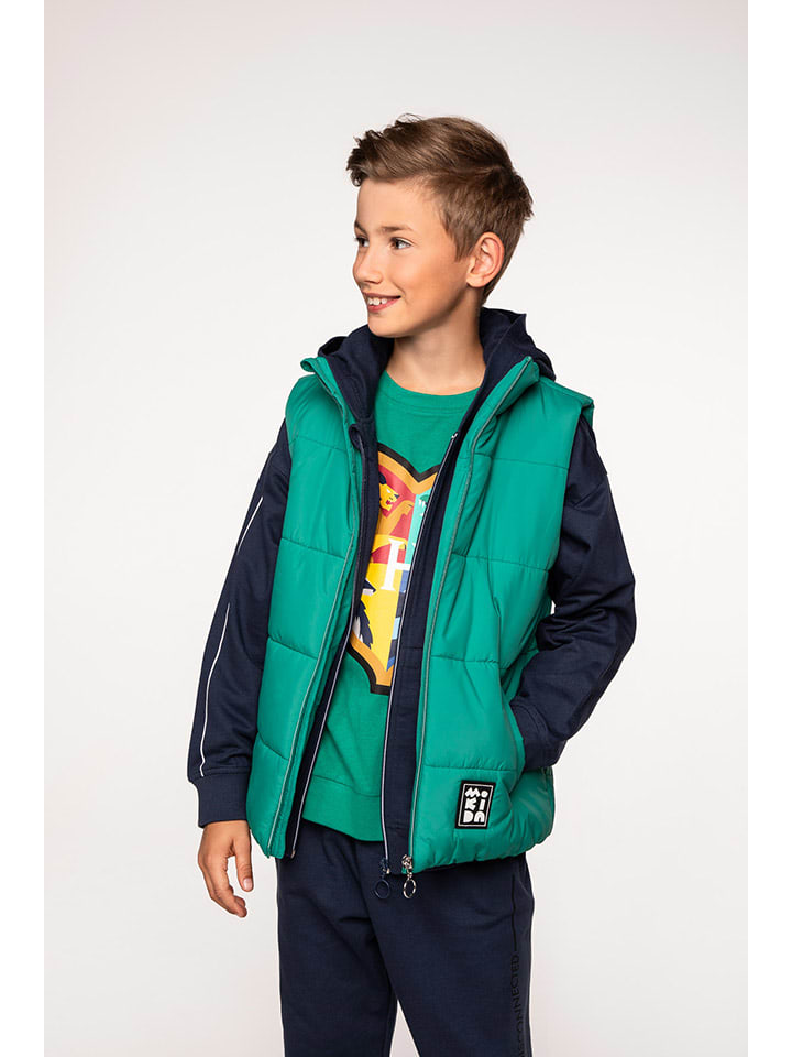 

MOKIDA Стеганый жилет бирюзового цвета