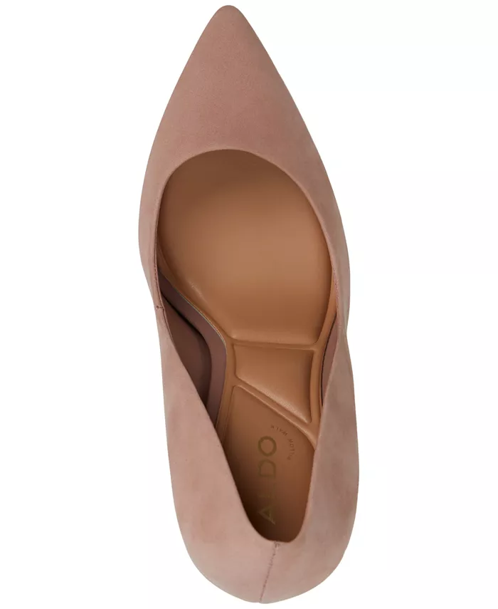 Женские туфли-лодочки Lala с острым носом ALDO, коричневый/бежевый — фото 4