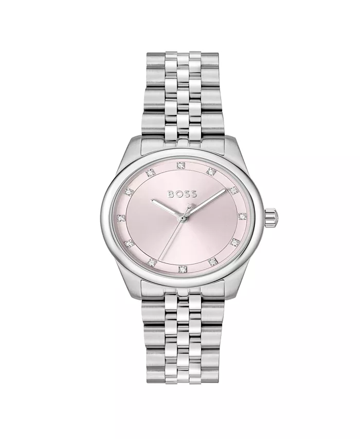 

Женские изящные подарочные часы Graceful Precious Giftset Quartz Basic из нержавеющей стали, 32 мм Hugo Boss