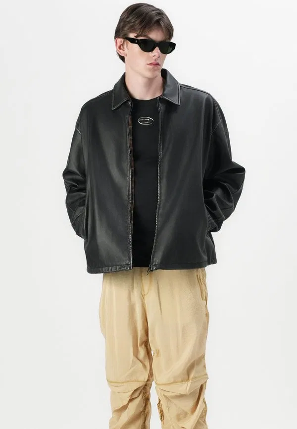 Куртка из искусственной кожи jake Diesel, Black — фото 4