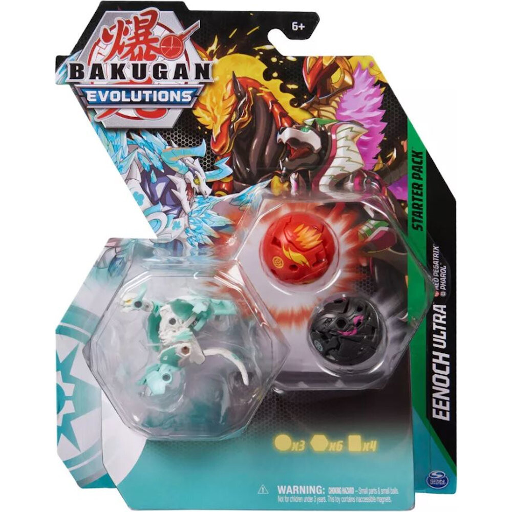 

Стартовый Набор Bakugan Evolutions 3 Комплекта Ультра Эеноч Нео Пегатрикс Фарол Spin Master