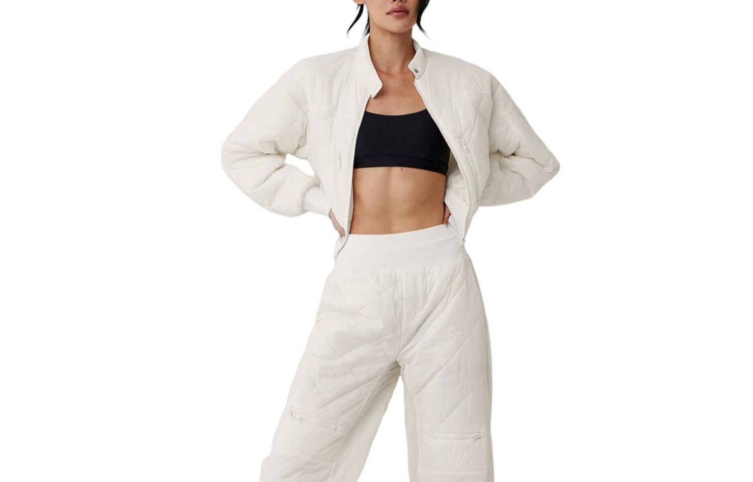 

Куртка женская Alo Yoga, цвет Ivory/Ivory
